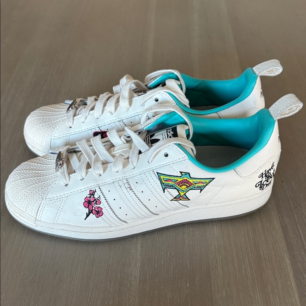 Adidas Arizona Ice Tea Mens sz 9.5 Have An Iced Day - Picture 2 of 5